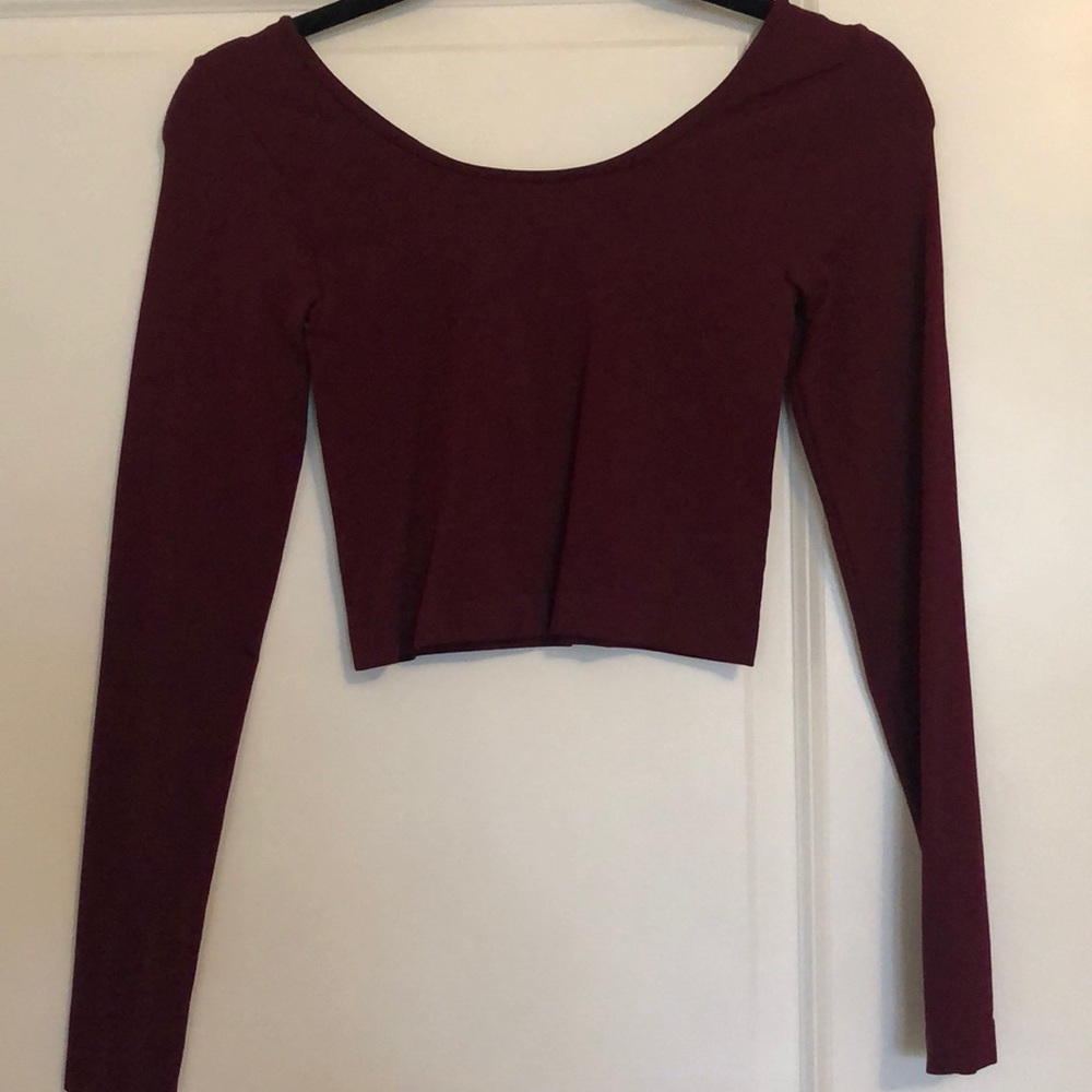 Long Sleeve Crop Top